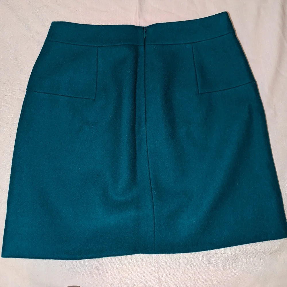 J. Crew Teal Mini Skirt